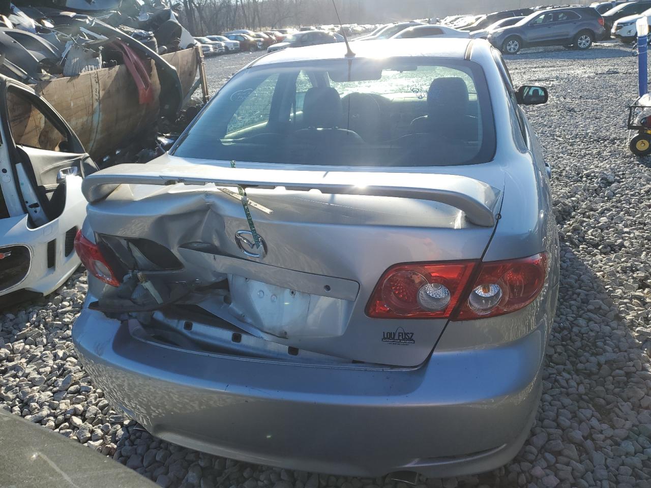 2005 Mazda 6 VIN 1YVHP80C755M23203 Copart auction photo, rear end damage thumbnail 6