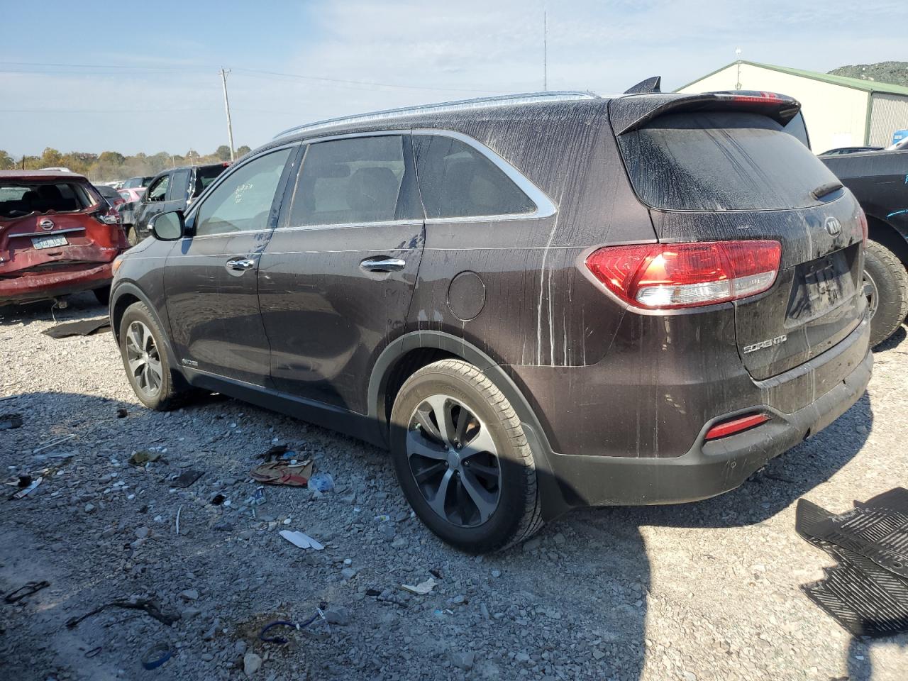 2016 KIA Sorento VIN 5XYPHDA53GG077734 Copart auction photo, rear end damage thumbnail 2