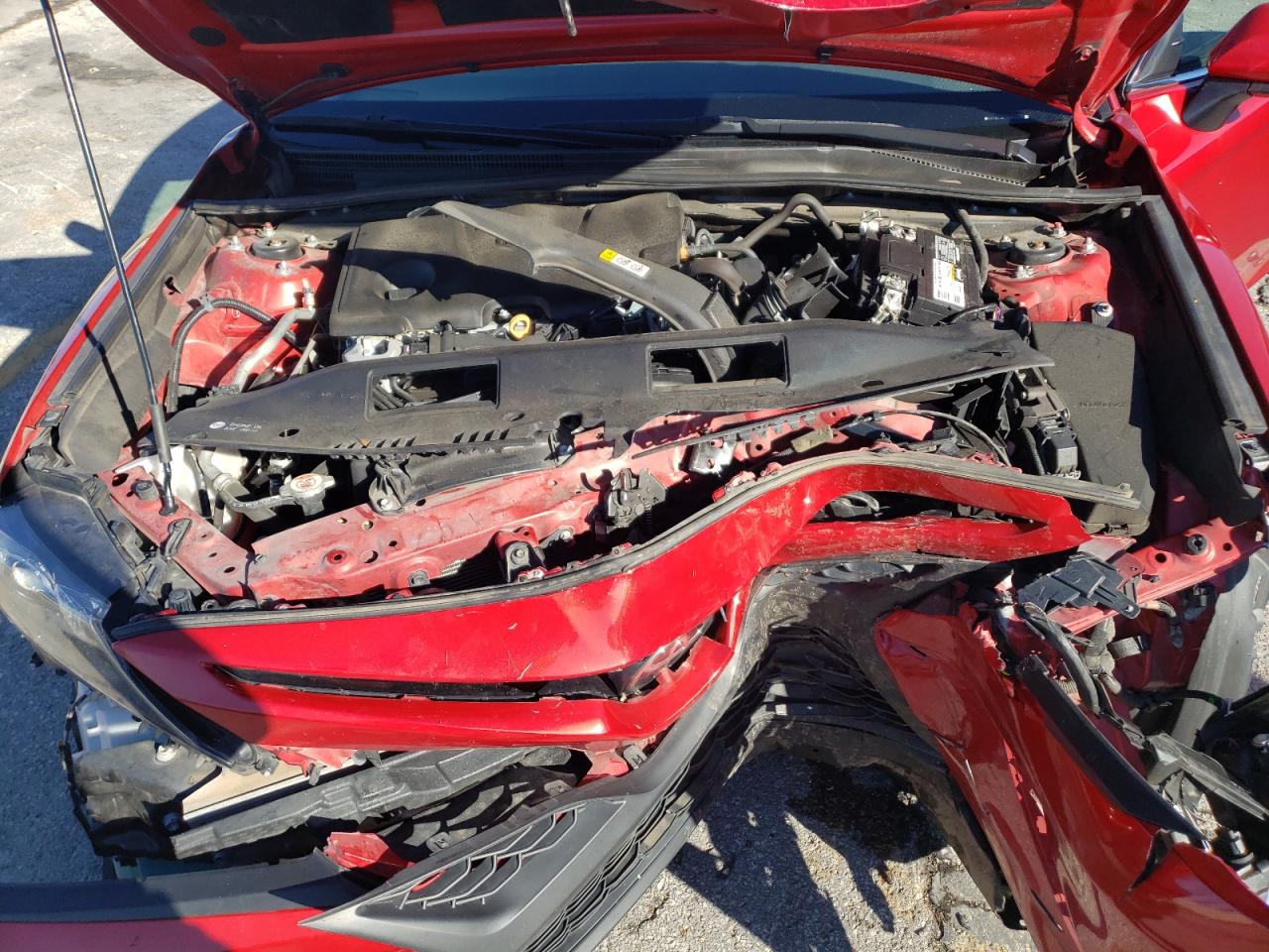 2021 Toyota Camry VIN 4T1G11AK2MU411864 Copart auction photo, front end / minor dent/scratches damage thumbnail 12