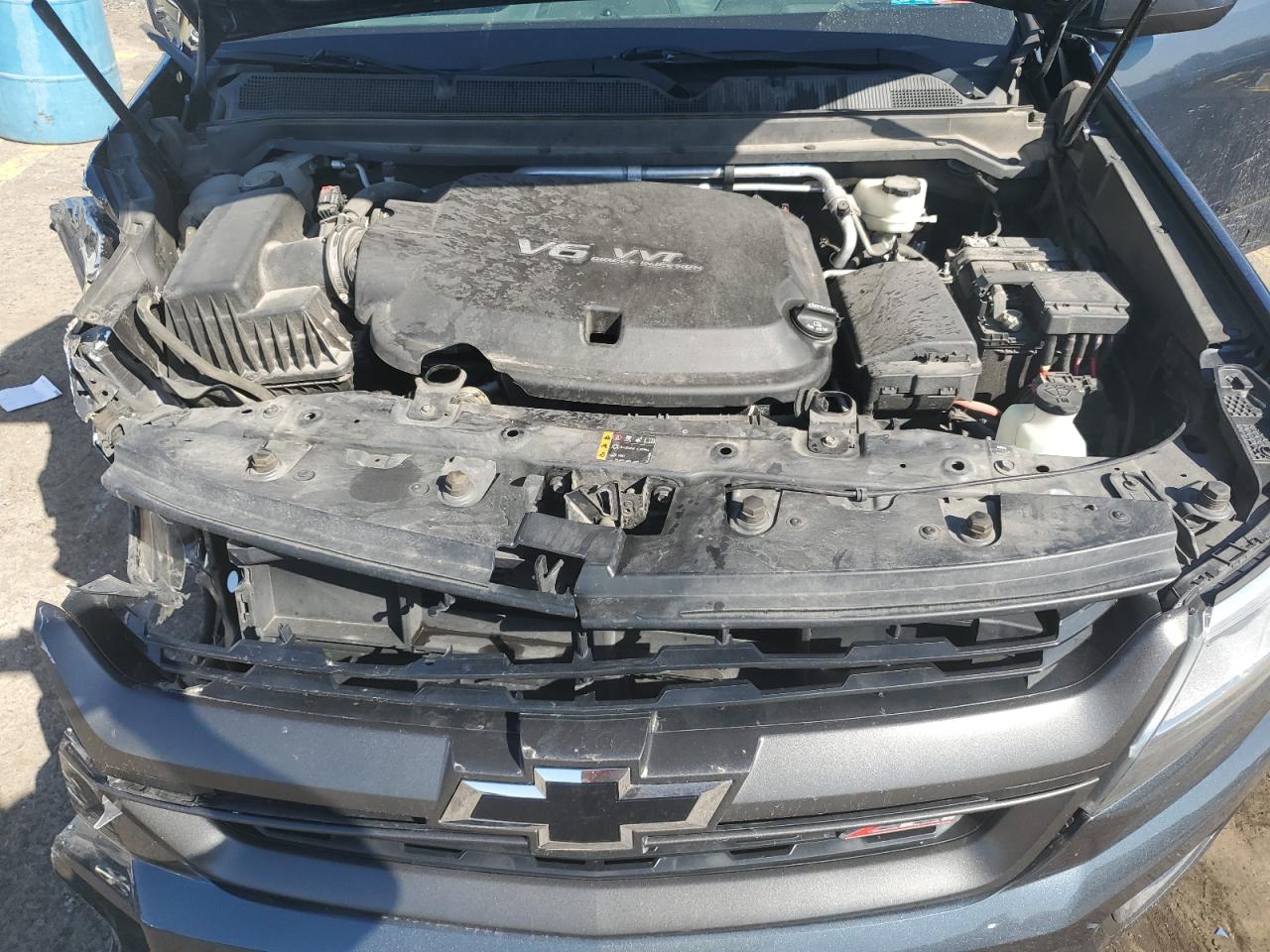 2019 Chevrolet Colorado VIN 1GCGTDEN0K1306405 Copart auction photo, front end / undercarriage damage thumbnail 12
