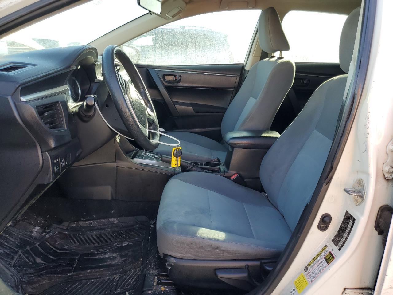 2015 Toyota Corolla VIN 2T1BURHE1FC420169 Copart auction photo, all over damage thumbnail 7