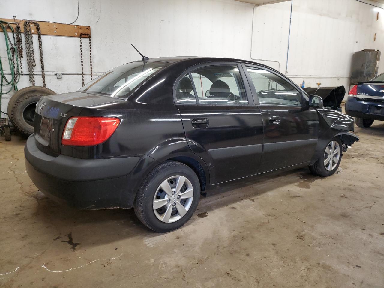 2008 KIA Rio VIN KNADE123386363608 Copart auction photo, front end damage thumbnail 3