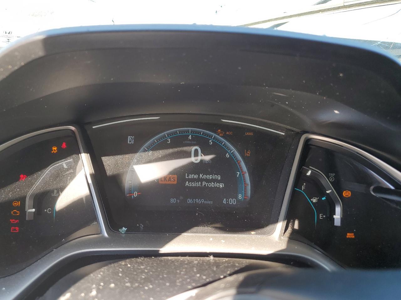 2021 Honda Civic VIN 19XFC1F32ME008722 Copart auction photo, all over / mechanical damage thumbnail 9