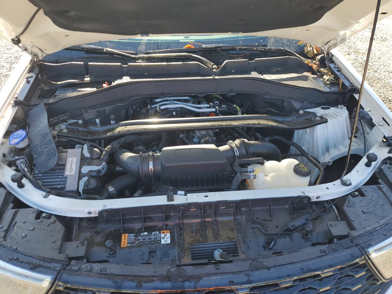2022 Ford Explorer VIN 1FM5K7GC7NGB99812 Copart auction photo, top/roof damage thumbnail 12