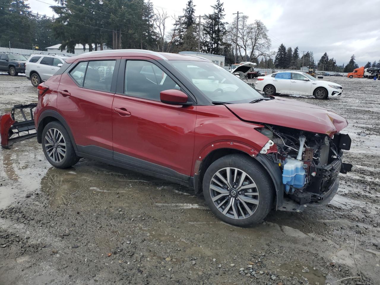2021 Nissan Kicks VIN 3N1CP5CV4ML545773 Copart auction photo, front end damage thumbnail 4
