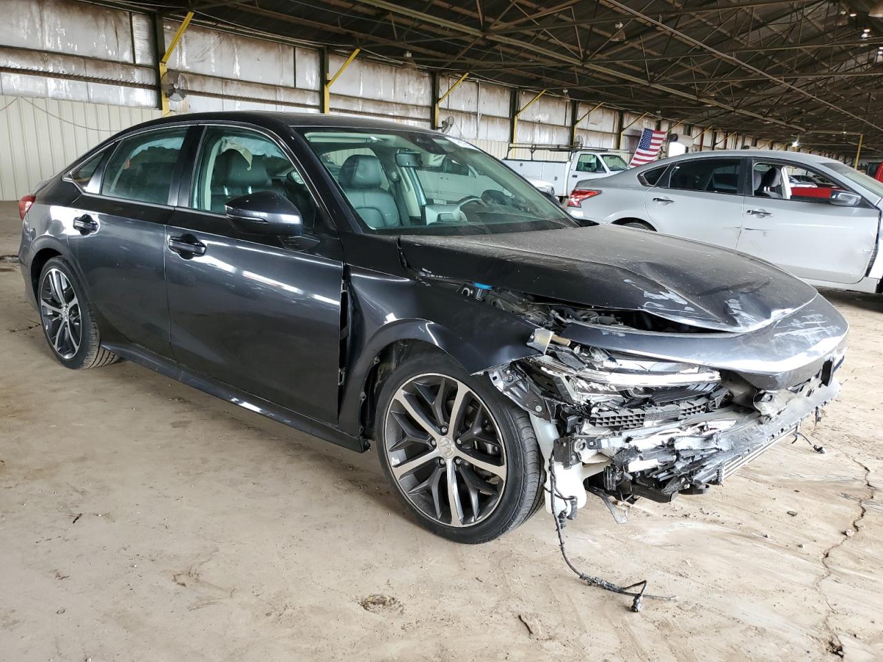 2022 Honda Civic VIN 2HGFE1F94NH310292 Copart auction photo, front end damage thumbnail 4