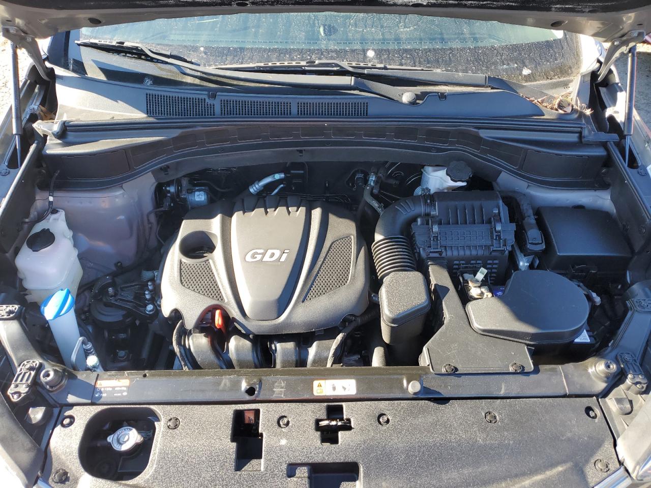2015 Hyundai Santa Fe VIN 5XYZUDLB7FG273925 Copart auction photo, undercarriage / mechanical damage thumbnail 11