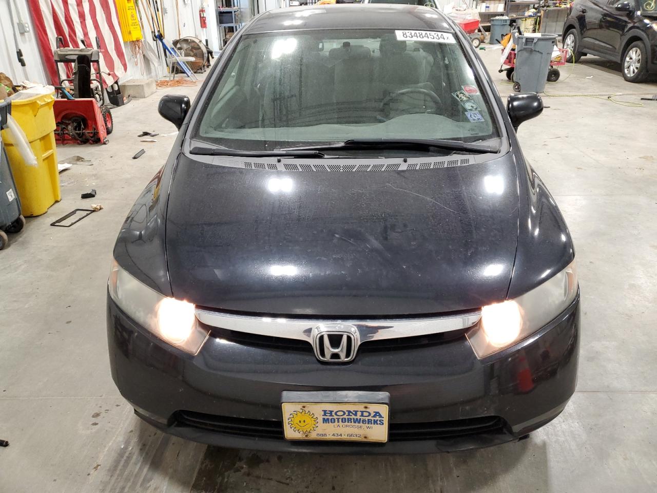 2007 Honda Civic VIN 1HGFA16567L097263 Copart auction photo, minor dent/scratches damage thumbnail 5