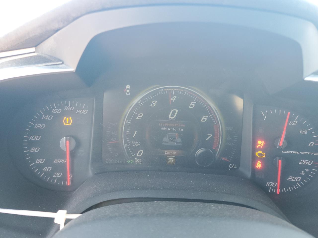 2019 Chevrolet Corvette VIN 1G1YZ2D70K5112906 Copart auction photo, front end / minor dent/scratches damage thumbnail 9