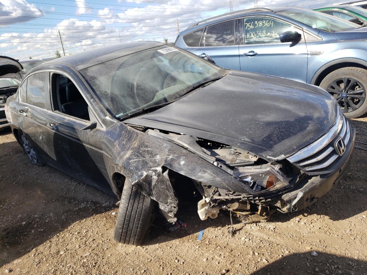 2012 Honda Accord VIN 1HGCP2F64CA019523 Copart auction photo, front end / side damage thumbnail 4