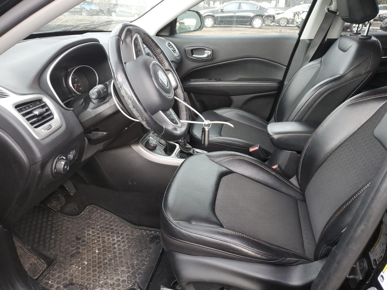 2019 Jeep Compass VIN 3C4NJDBB1KT847592 Copart auction photo, front end damage thumbnail 7