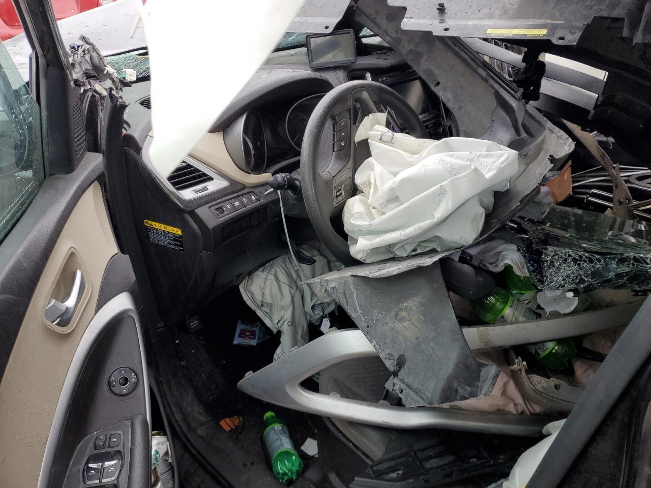 2018 Hyundai Santa Fe VIN KM8SM4HF9JU264692 Copart auction photo, all over damage thumbnail 8