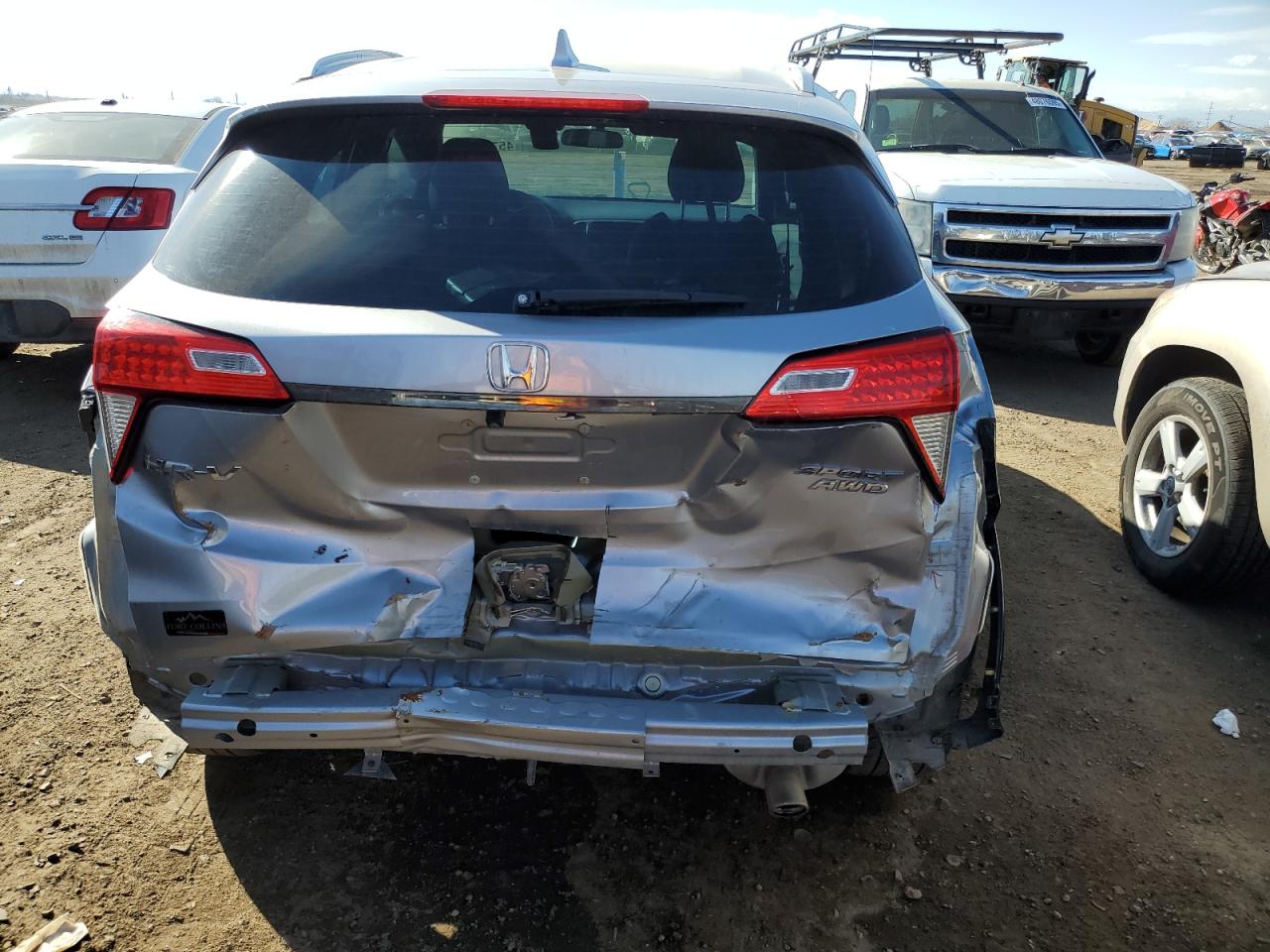 2020 Honda HR-V VIN 3CZRU6H19LM713504 Copart auction photo, rear end damage thumbnail 6