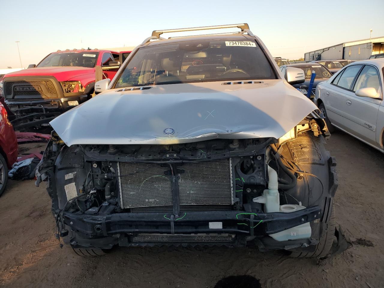 2017 Mercedes-Benz GLS-klasse VIN 4JGDF6EE2HA807158 Copart auction photo, front end damage thumbnail 5
