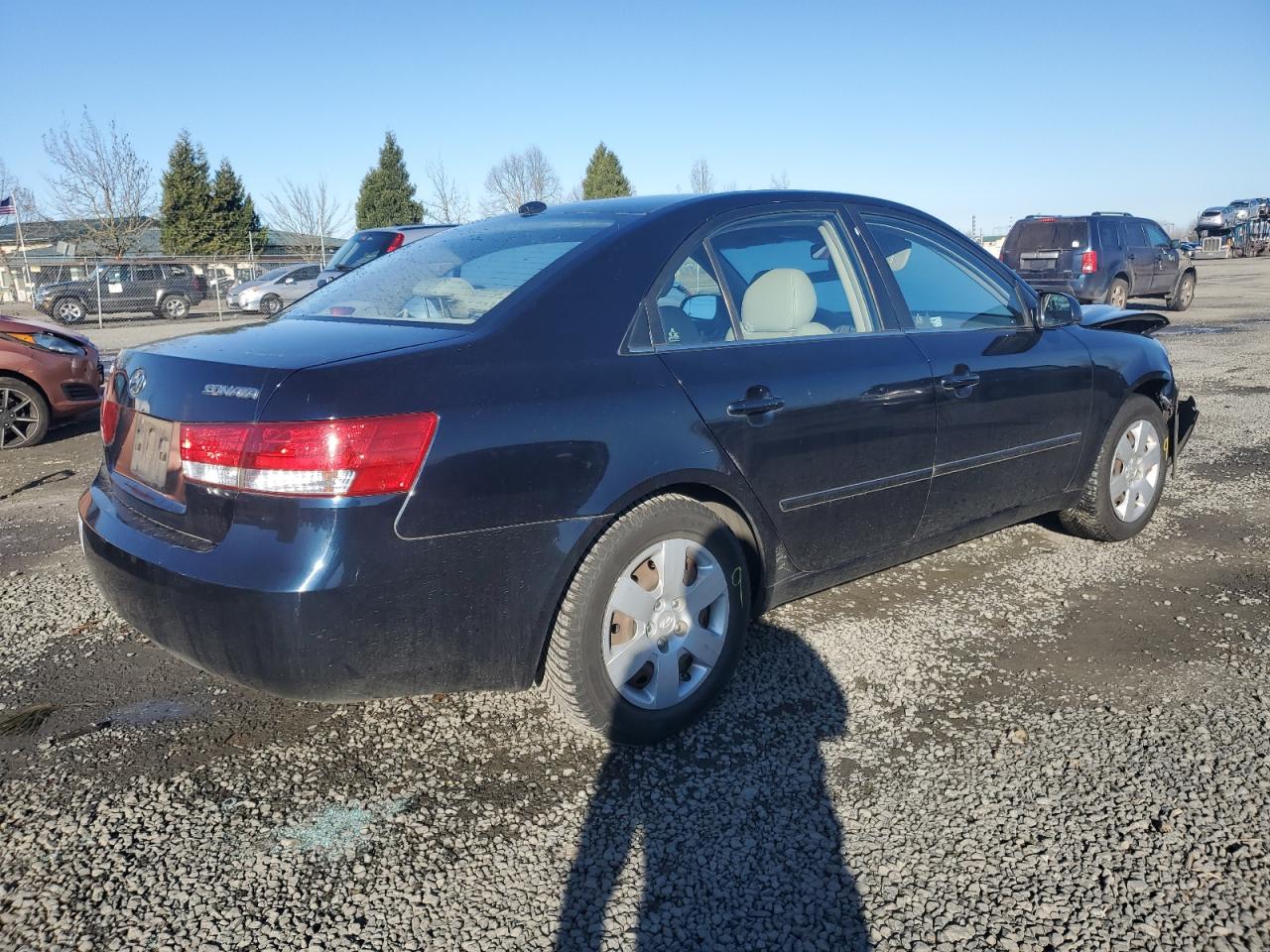 2008 Hyundai Sonata VIN 5NPET46C28H364747 Copart auction photo, front end damage thumbnail 3