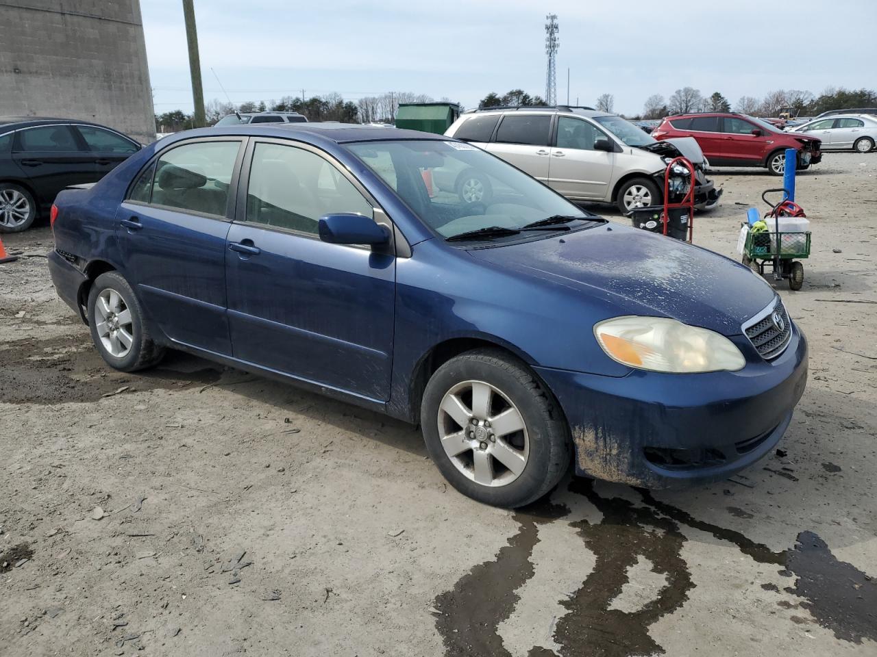 2005 Toyota Corolla VIN 2T1BR30E25C443680 Copart auction photo, rear end / front end damage thumbnail 4