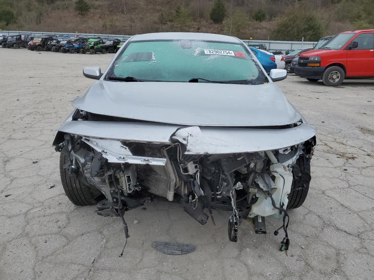 2020 Chevrolet Malibu VIN 1G1ZD5ST2LF041420 Copart auction photo, front end / side damage thumbnail 5