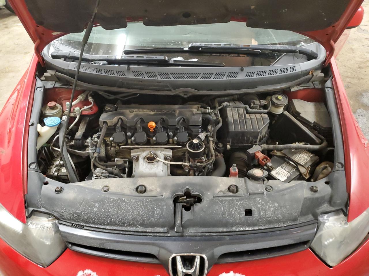 2007 Honda Civic VIN 2HGFG12817H576735 Copart auction photo, front end / rear end damage thumbnail 11