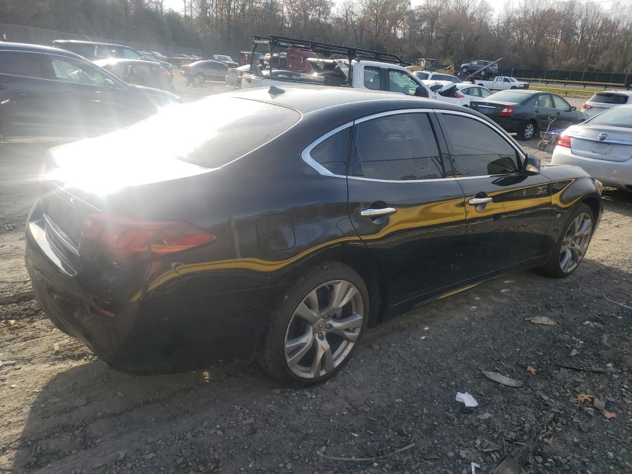 2016 Infiniti Q70 VIN JN1BY1AR0GM270789 Copart auction photo, top/roof damage thumbnail 3