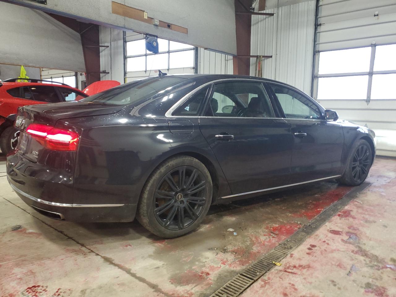 2015 Audi A8 VIN WAU32AFD3FN036507 Copart auction photo, rear end / minor dent/scratches damage thumbnail 3