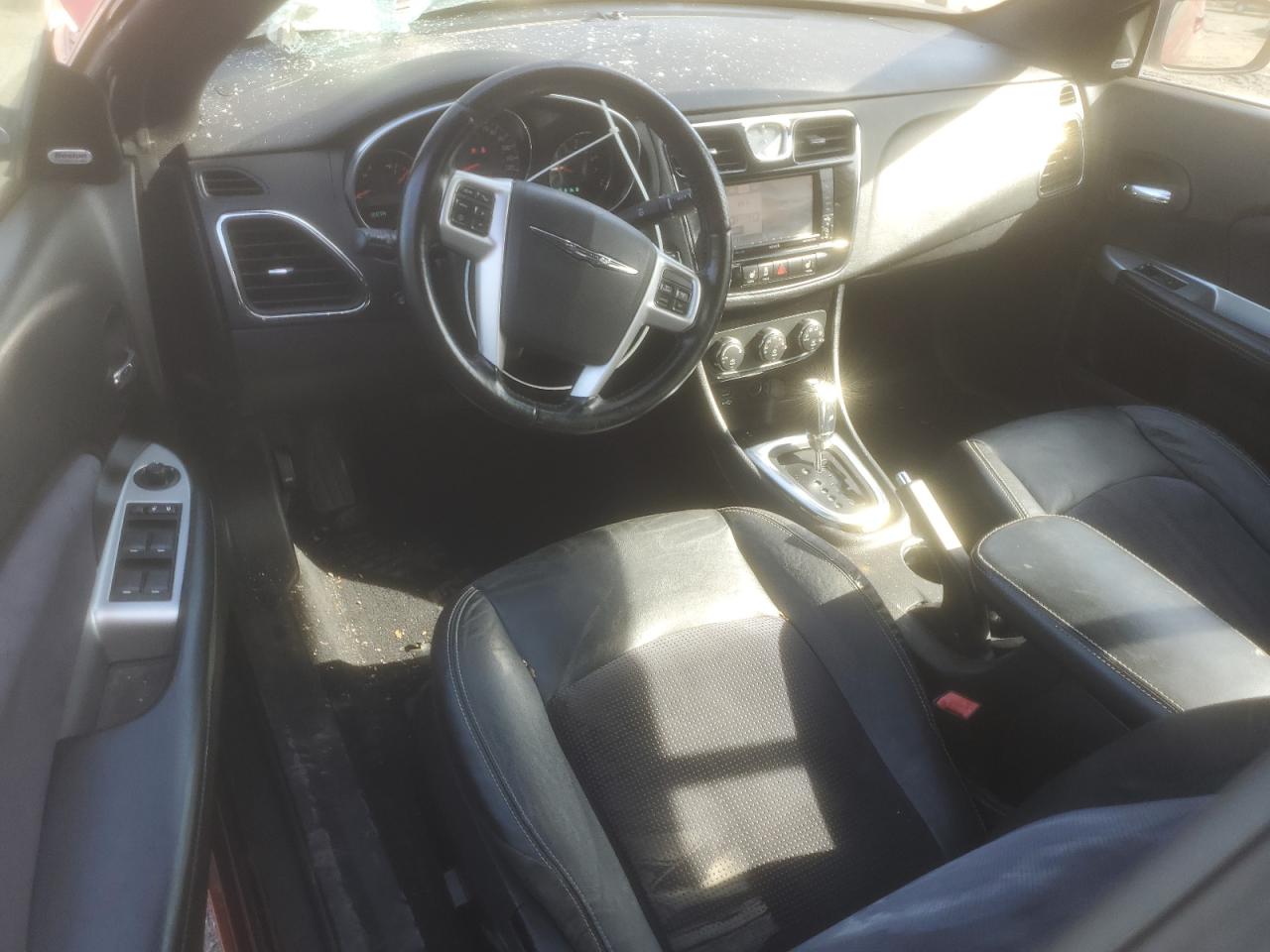 2012 Chrysler 200 VIN 1C3BCBGG9CN140560 Copart auction photo, rear end / front end damage thumbnail 8