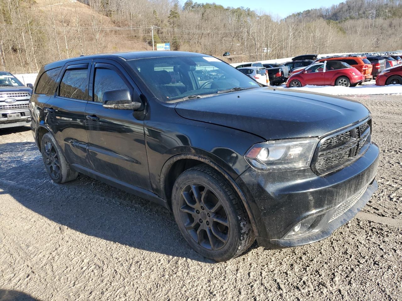 2015 Dodge Durango VIN 1C4SDJCTXFC240320 Copart auction photo, side / rear end damage thumbnail 4