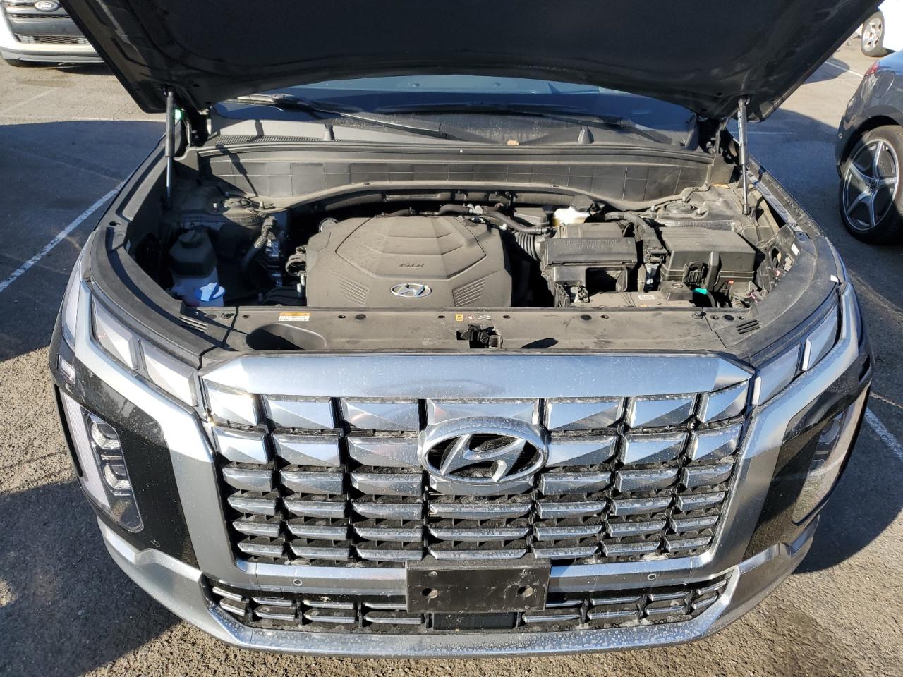 2023 Hyundai Palisade VIN KM8R7DGE1PU532447 Copart auction photo, side damage thumbnail 11