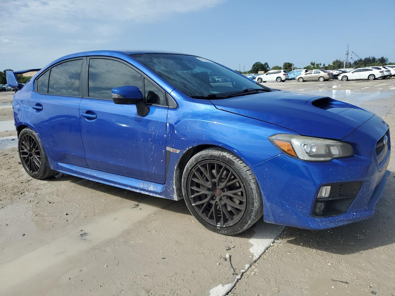 2016 Subaru WRX VIN JF1VA2M63G9814961 Copart auction photo, rear end / minor dent/scratches damage thumbnail 4