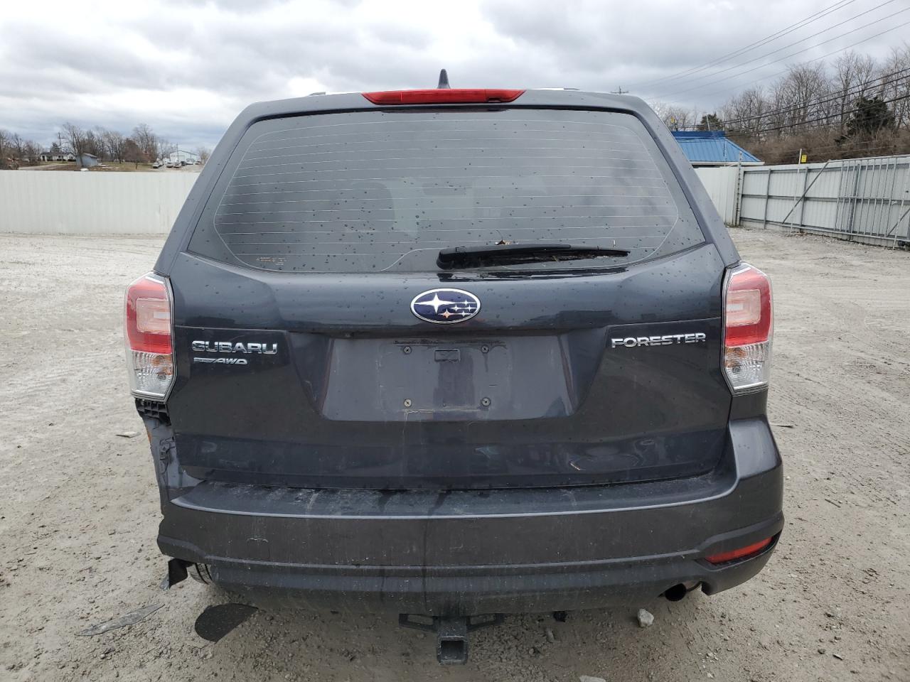 2018 Subaru Forester VIN JF2SJAAC7JG551430 Copart auction photo, rear end damage thumbnail 6