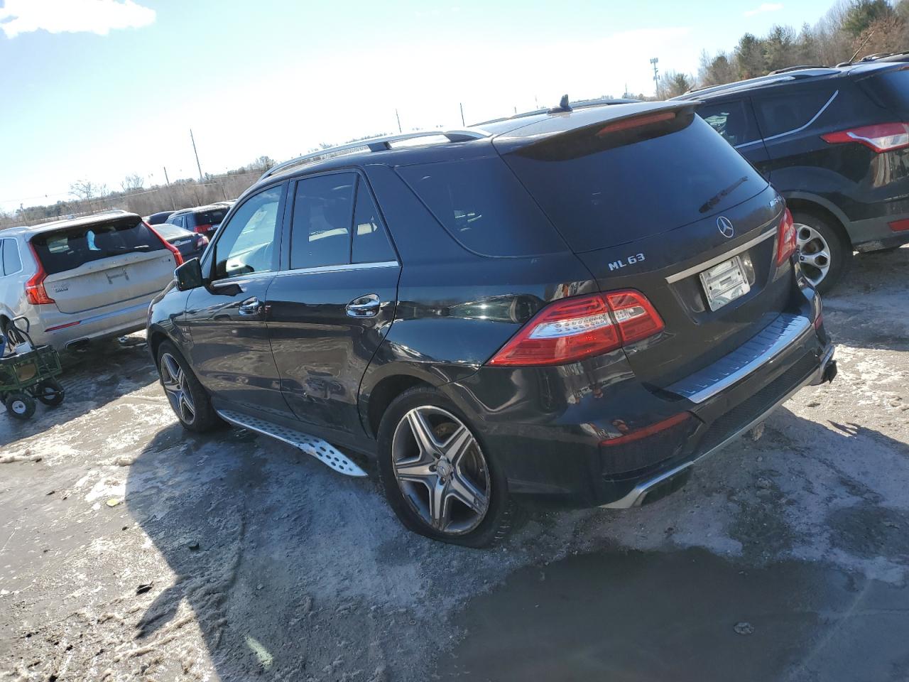 2015 Mercedes-Benz M-klasse VIN 4JGDA7EB1FA473745 Copart auction photo, rear end / side damage thumbnail 2