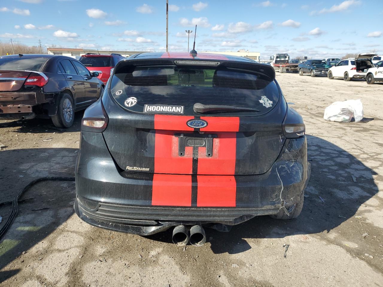 2015 Ford Focus VIN 1FADP3L94FL216438 Copart auction photo, rear end / front end damage thumbnail 6