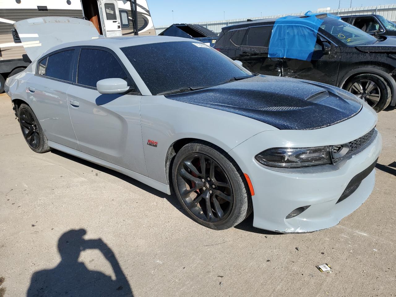 2021 Dodge Charger VIN 2C3CDXGJ2MH679140 Copart auction photo, rear end / minor dent/scratches damage thumbnail 4
