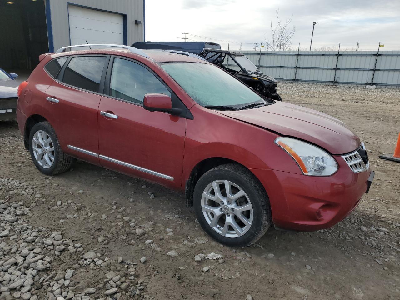 2012 Nissan Rogue VIN JN8AS5MV0CW416590 Copart auction photo, front end damage thumbnail 4