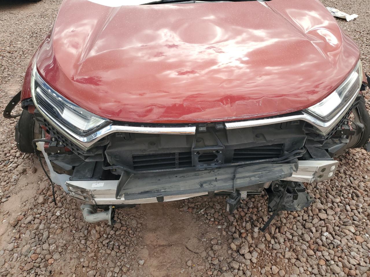 2018 Honda CR-V VIN 2HKRW2H9XJH670518 Copart auction photo, front end damage thumbnail 13