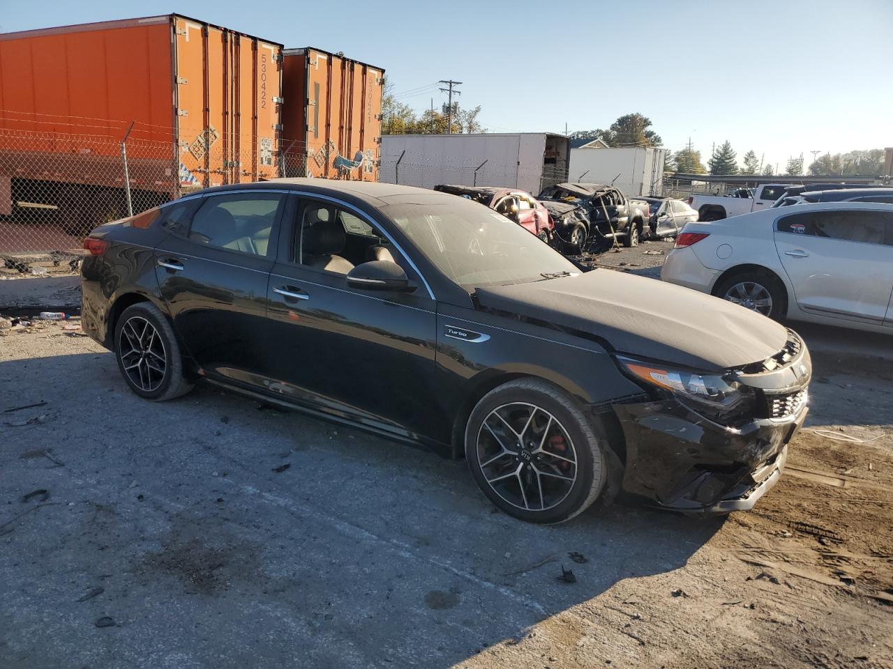2019 KIA Optima VIN 5XXGW4L24KG309053 Copart auction photo, front end damage thumbnail 4