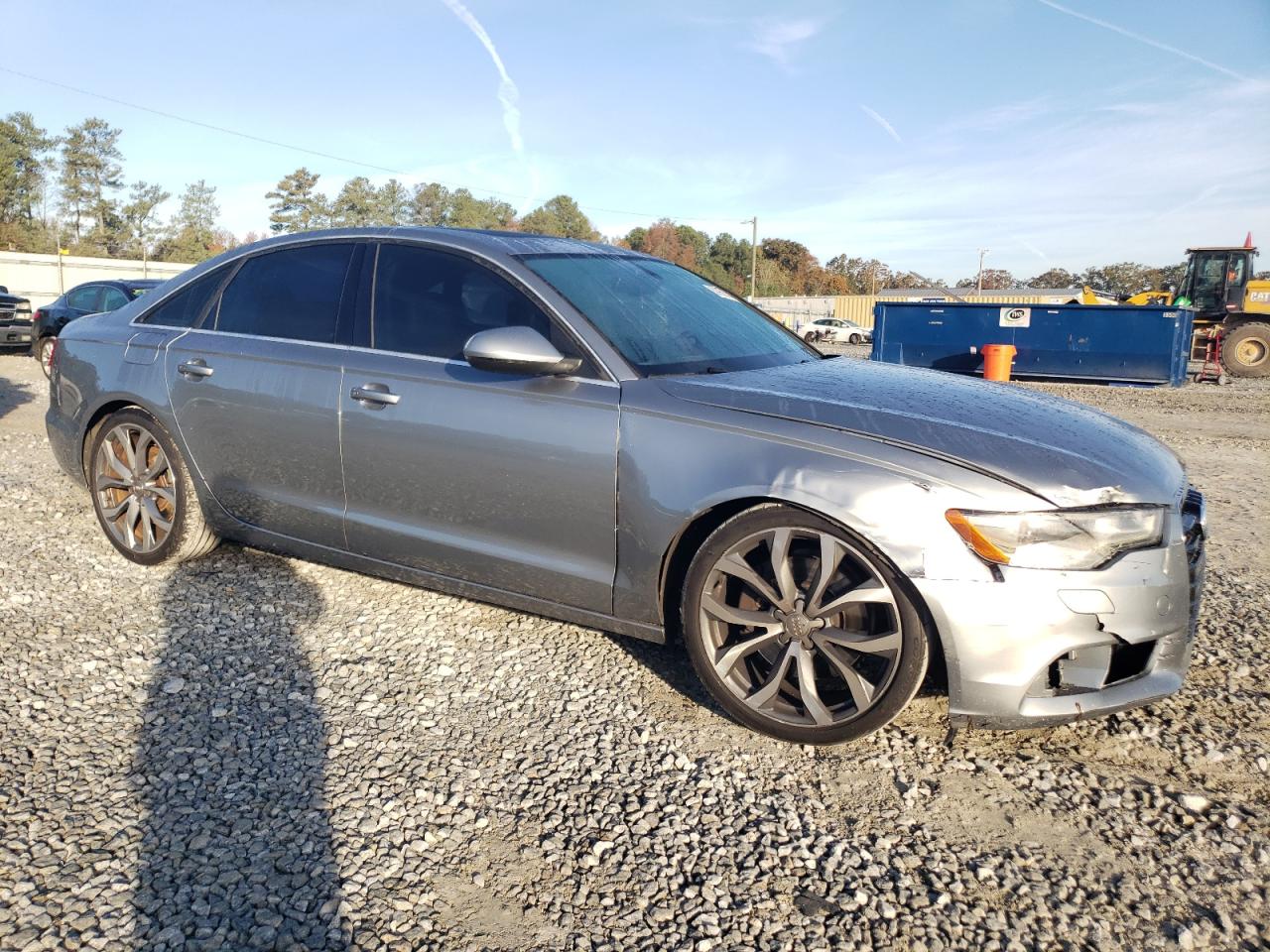 2014 Audi A6 VIN WAUDFAFC9EN063743 Copart auction photo, front end / minor dent/scratches damage thumbnail 4