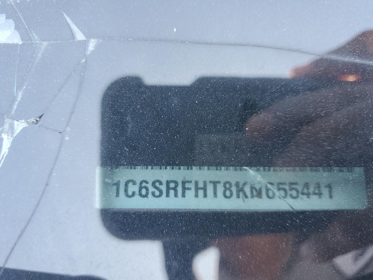 2019 RAM 1500 VIN 1C6SRFHT8KN655441 Copart auction photo, front end damage thumbnail 13