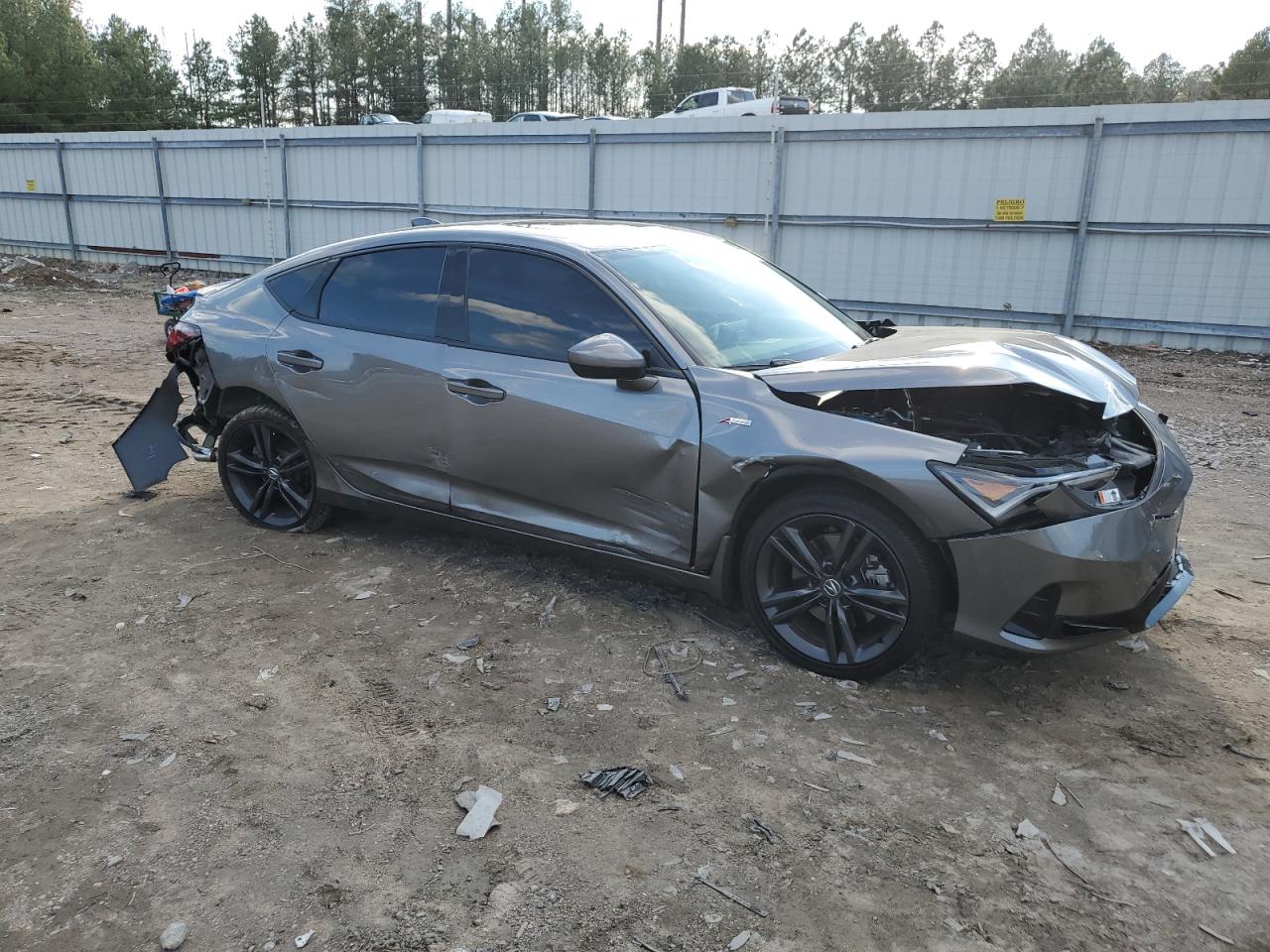 2024 Acura Integra VIN 19UDE4H3XRA009600 Copart auction photo, all over / undercarriage damage thumbnail 4