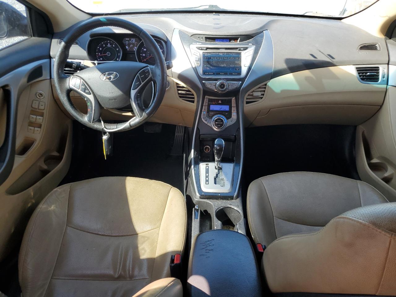 2013 Hyundai Elantra VIN 5NPDH4AE4DH329000 Copart auction photo, rear end damage thumbnail 8