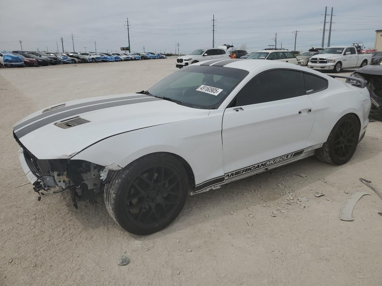 2020 Ford Mustang VIN 1FA6P8TH7L5100938 Copart auction photo, front end / minor dent/scratches damage thumbnail 2