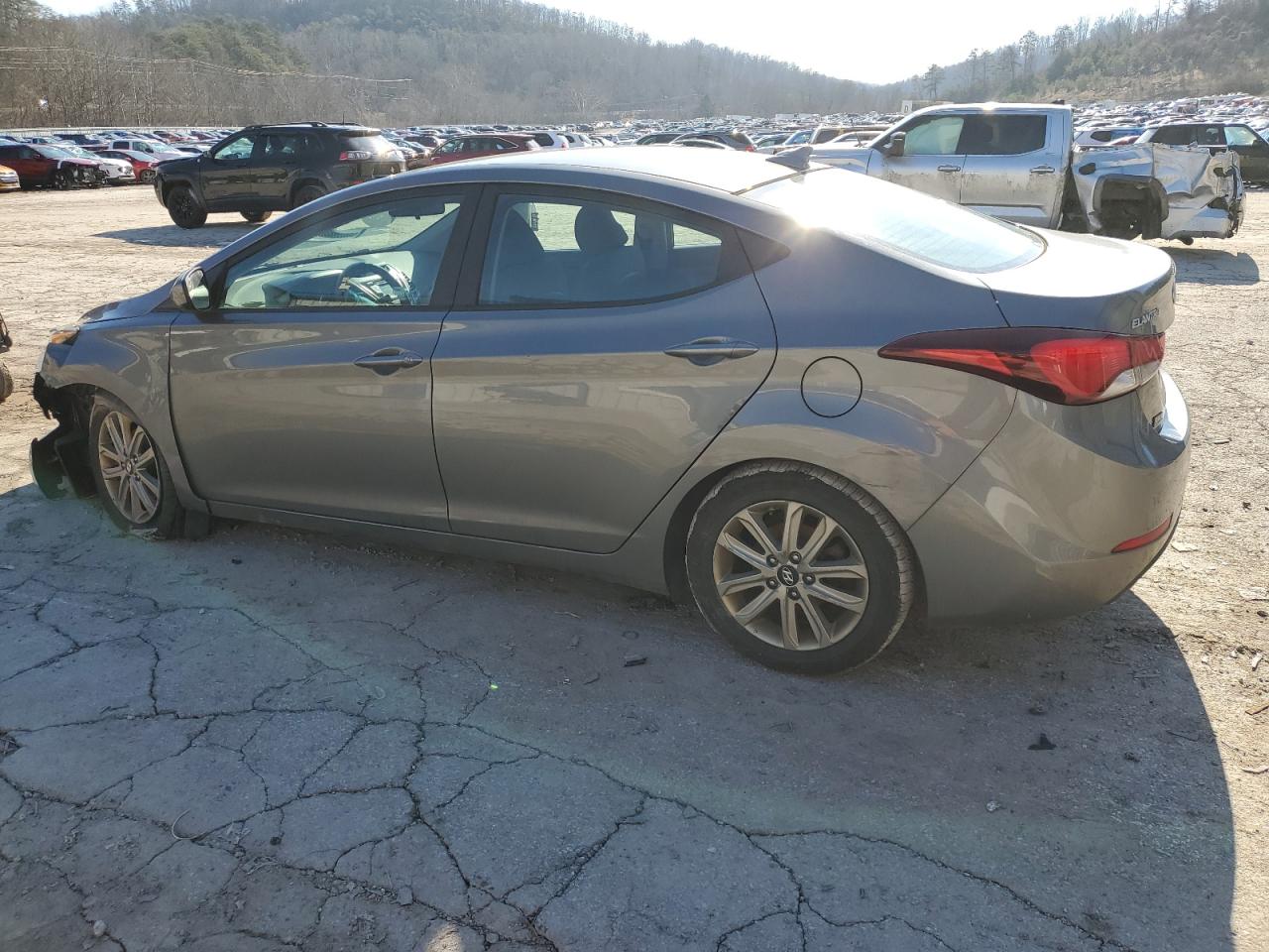 2025 Hyundai Elantra VIN 5NPDH4AE0EH473175 Copart auction photo, front end / side damage thumbnail 2