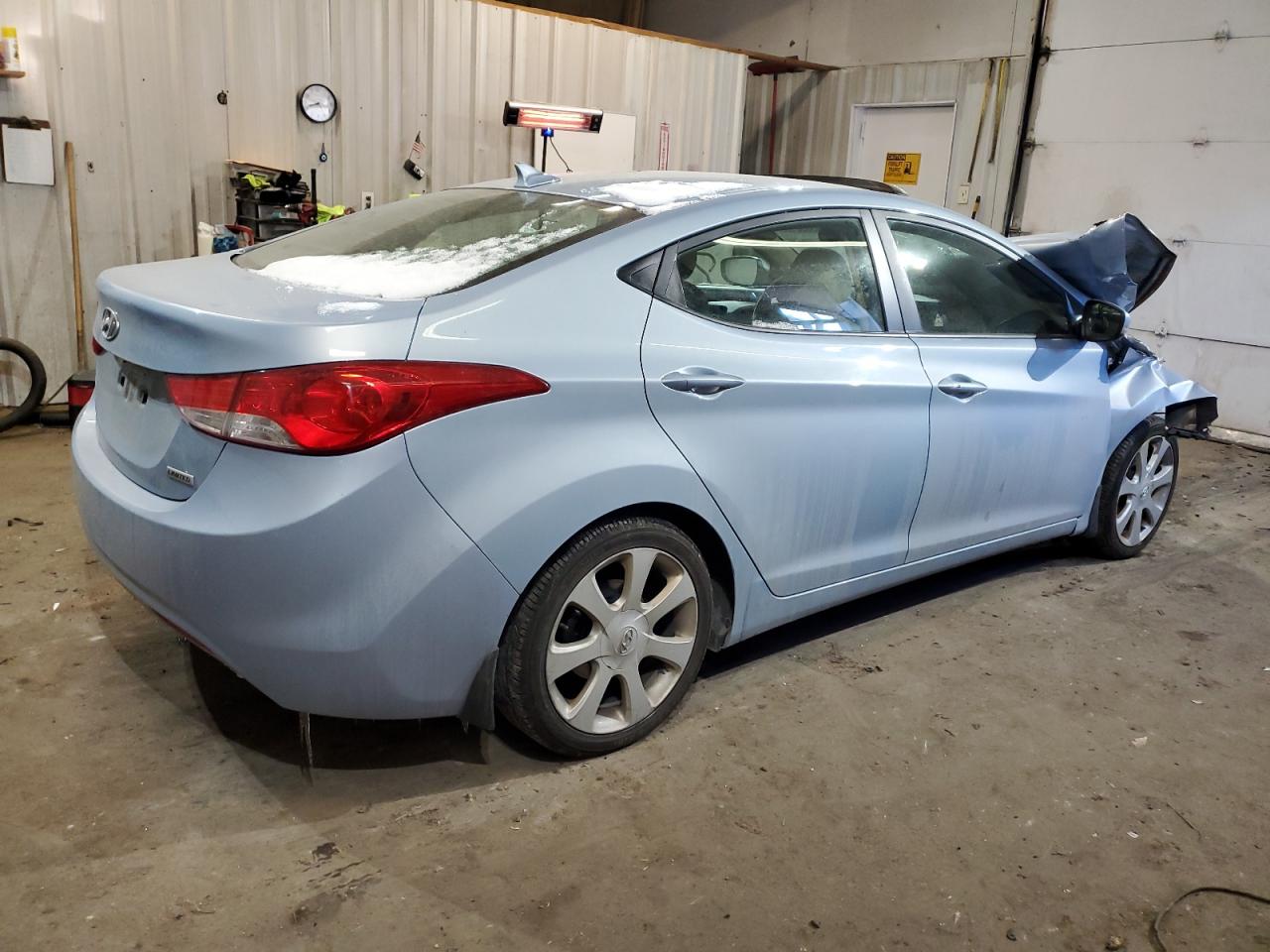 2013 Hyundai Elantra VIN KMHDH4AE7DU527653 Copart auction photo, front end / minor dent/scratches damage thumbnail 3