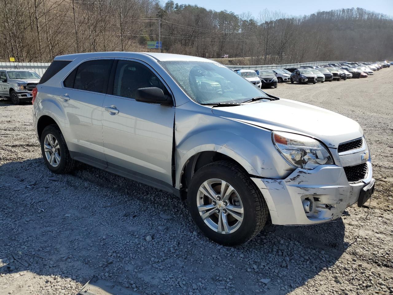 2015 Chevrolet Equinox VIN 2GNALAEK8F1141124 Copart auction photo, front end damage thumbnail 4