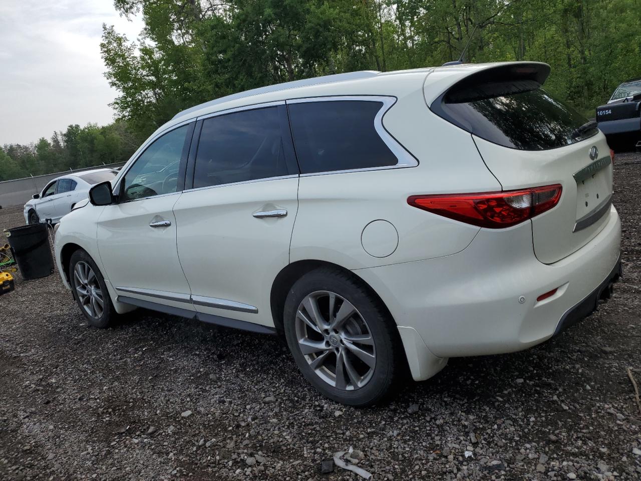 2013 Infiniti JX VIN 5N1AL0MM2DC319585 Copart auction photo, front end / side damage thumbnail 2