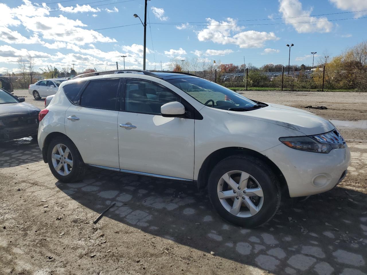 2010 Nissan Murano VIN JN8AZ1MW2AW109528 Copart auction photo, side / minor dent/scratches damage thumbnail 4