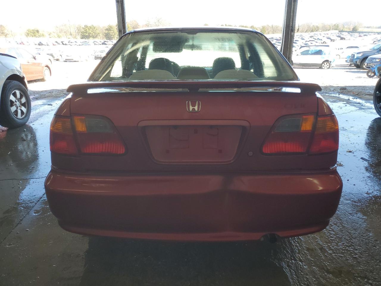 1999 Honda Civic VIN 1HGEJ667XXL052191 Copart auction photo, rear end damage thumbnail 6