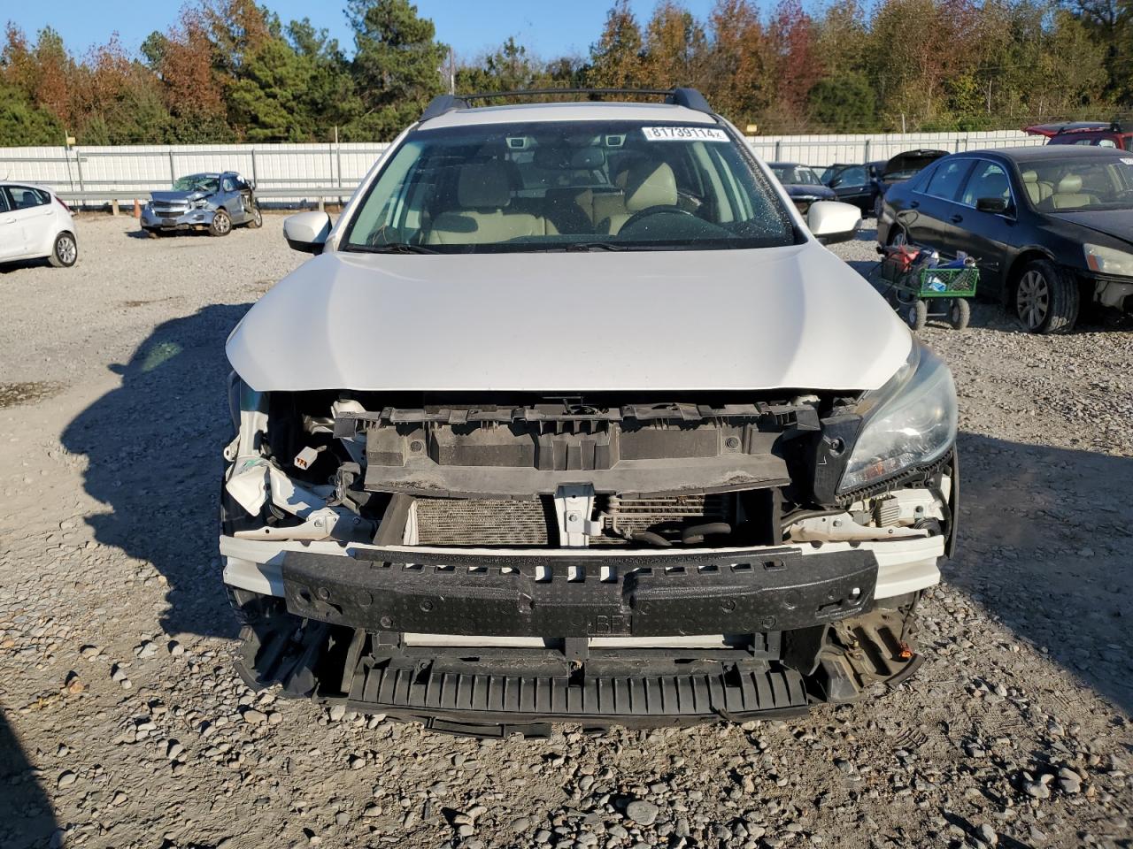 2015 Subaru Outback VIN 4S4BSENC1F3336651 Copart auction photo, front end damage thumbnail 5