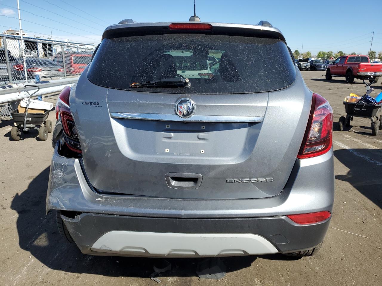 2019 Buick Encore VIN KL4CJCSM0KB804098 Copart auction photo, front end / rear end damage thumbnail 6