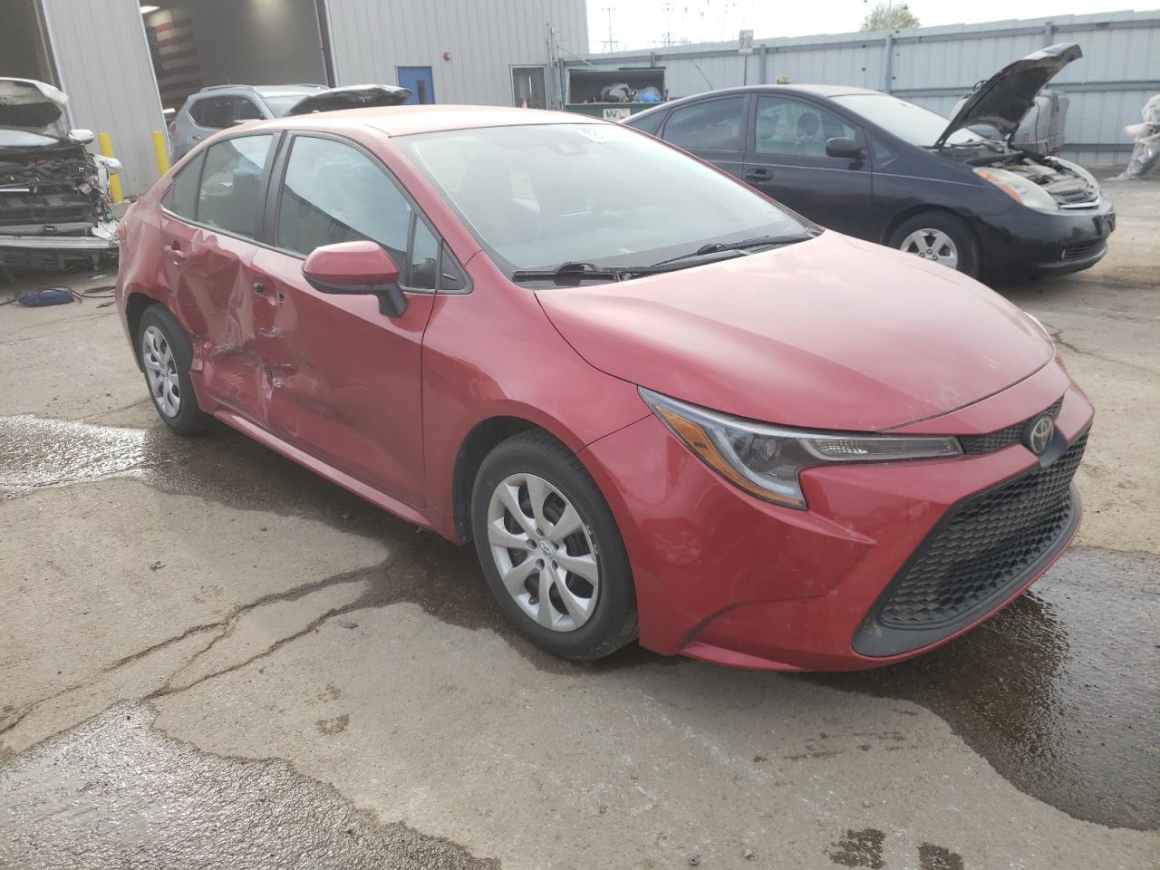 2021 Toyota Corolla VIN 5YFEPMAEXMP254670 Copart auction photo, side damage thumbnail 4