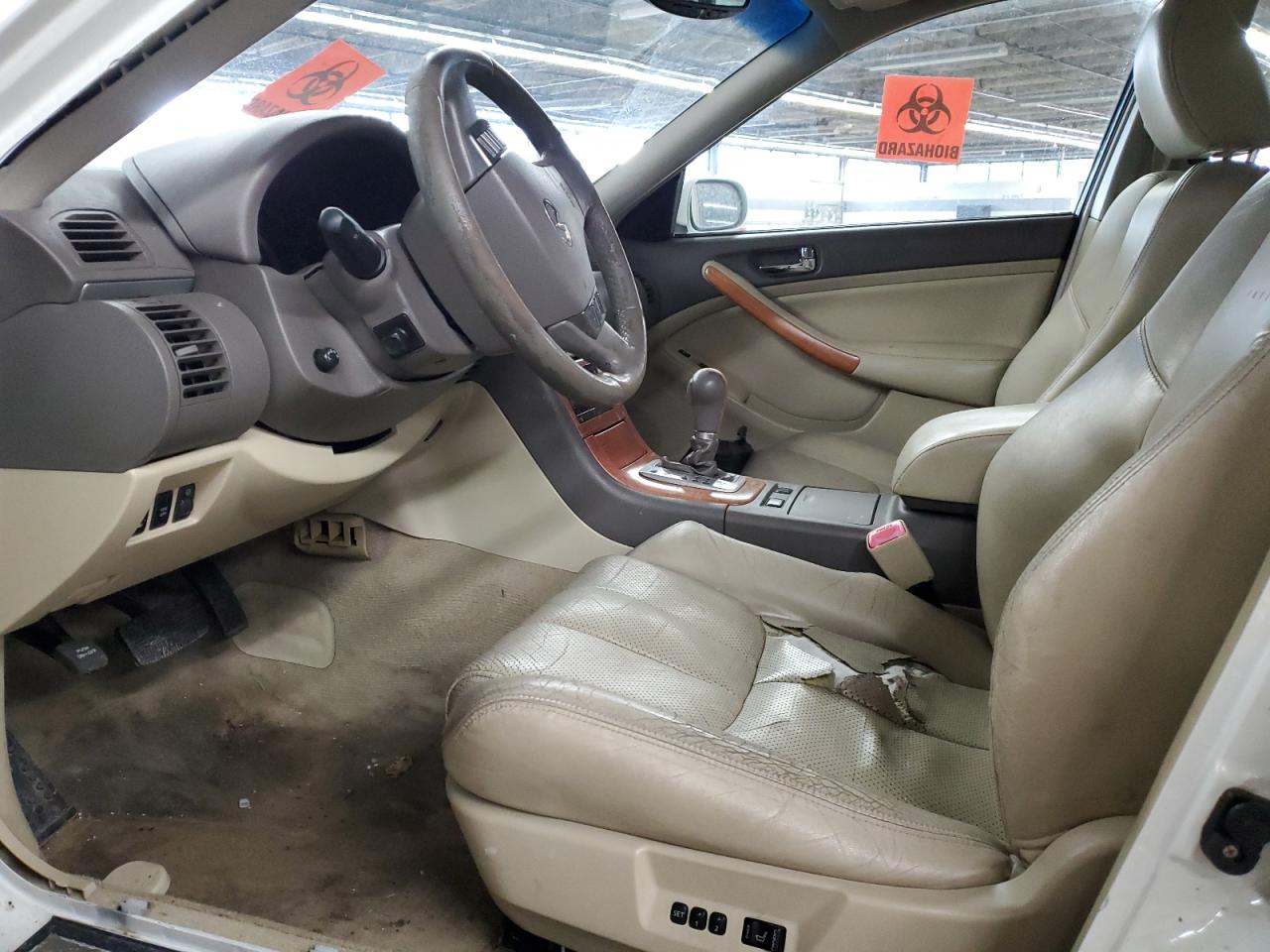 2005 Infiniti G VIN JNKCV51F75M309039 Copart auction photo, front end / side damage thumbnail 7